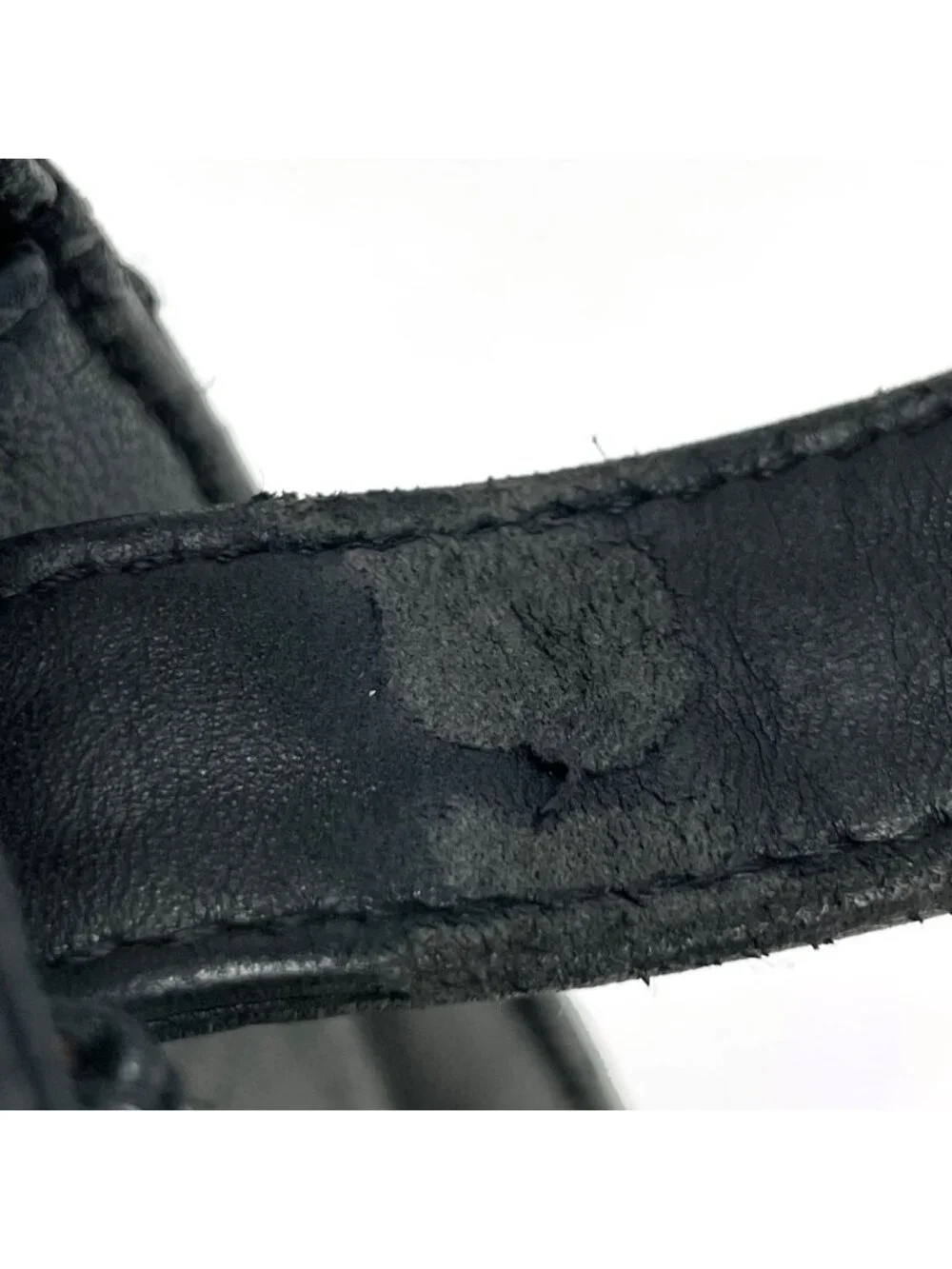 Chanel Shoulder Bag Quilted CC Logo Leather Black